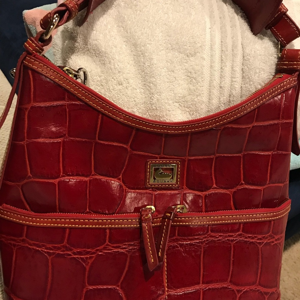 D & B Red Croc
